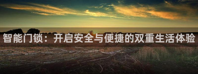 富联娱乐q：智能门锁：开启安全与便捷的双重生活体验