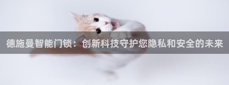 富联娱乐于67五壹叁八：德施曼智能门锁：创新科技守护您隐私和