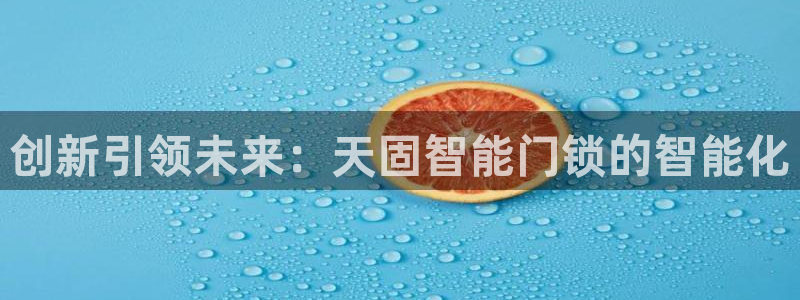 富联娱乐代理是谁开的店：创新引领未来：天固智能门锁的智能化