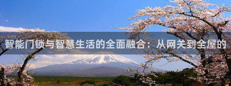 富联娱乐平台下载：智能门锁与智慧生活的全面融合：从网关到全屋