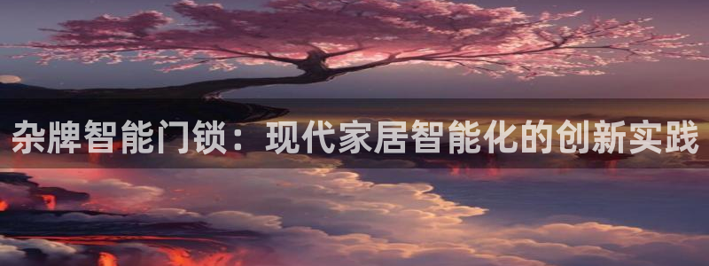 富联娱乐平台是什么公司：杂牌智能门锁：现代家居智能化的创新实
