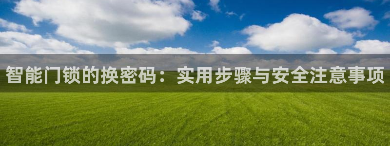 富联娱乐平台是什么：智能门锁的换密码：实用步骤与安全注意事项
