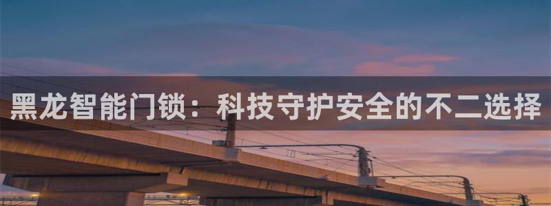 富联2娱乐贴吧官网：黑龙智能门锁：科技守护安全的不二选择