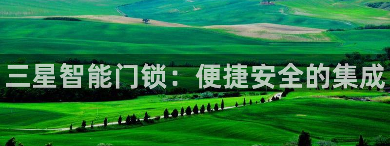 富联娱乐登录测速怎么弄：三星智能门锁：便捷安全的集成