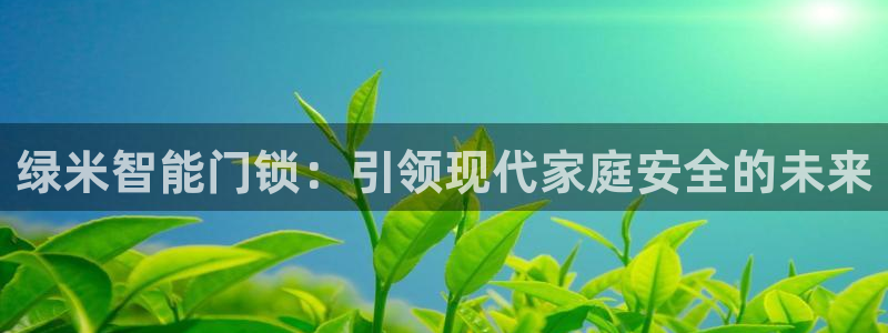 富联2娱乐首页官网：绿米智能门锁：引领现代家庭安全的未来