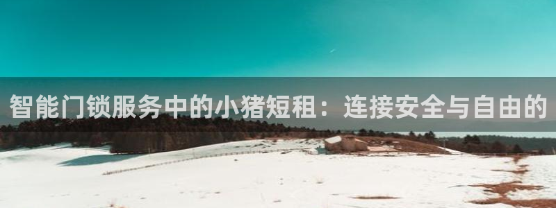 富联娱乐女团是谁的粉丝：智能门锁服务中的小猪短租：连接安全与
