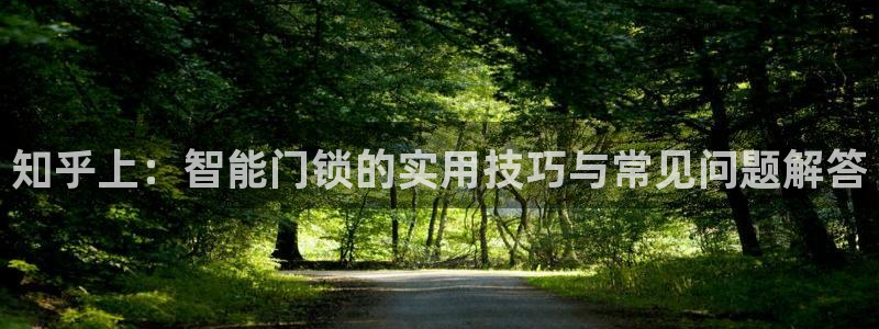 富联娱乐登录测速怎么弄：知乎上：智能门锁的实用技巧与常见问题