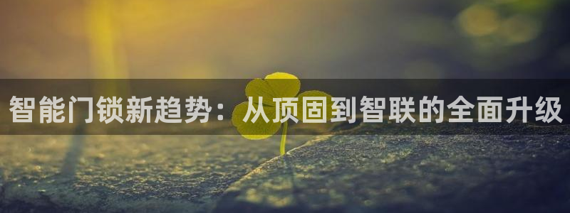 富联娱乐代理怎么样了：智能门锁新趋势：从顶固到智联的全面升级